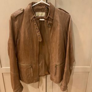 Michael Kors Brown Leather Jacket II